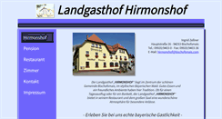 Desktop Screenshot of hirmonshof.de