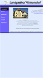 Mobile Screenshot of hirmonshof.de