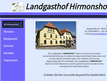 Tablet Screenshot of hirmonshof.de